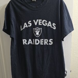 Gildan Black Las Vegas Raiders Short Sleeve Tee Size L